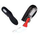 Cushioned shoe insoles.