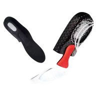 Cushioned shoe insoles.