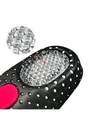 Honeycomb silicone shoe insole.