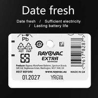 Hearing Aid Batteries 60 PCS Rayovac PEAK 1.45V High Performance 312 312A A312 PR41. Battery For BTE CIC RIC OE Hearing