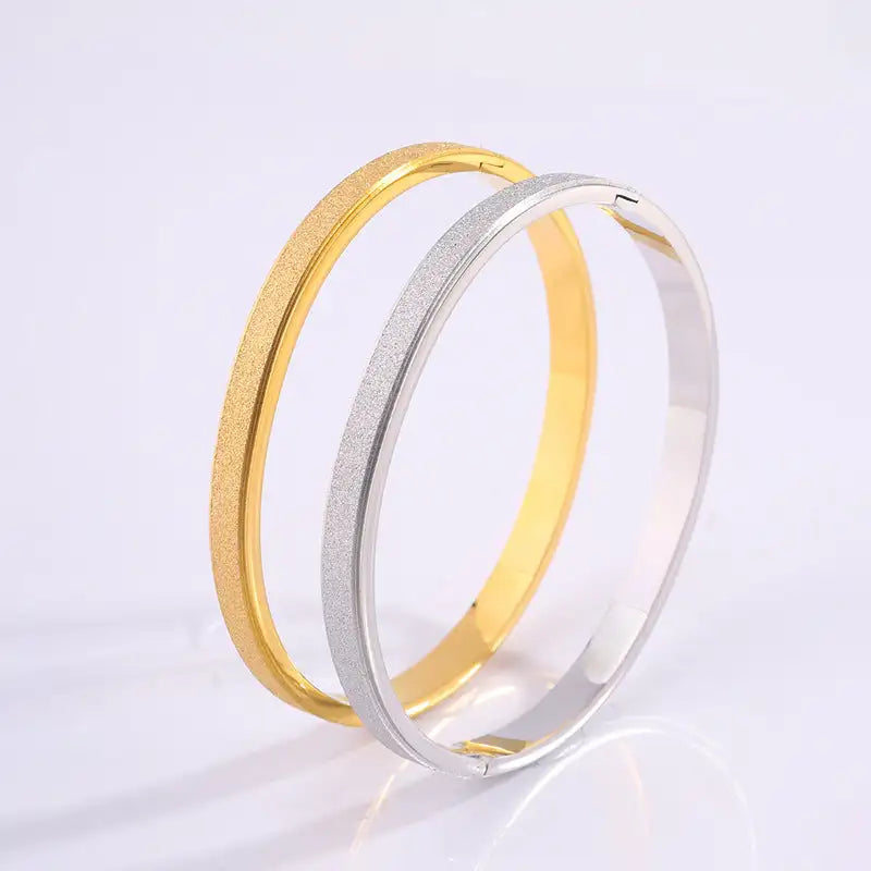 Heavenly Gold and Silver Sky Bracelet Bangles
