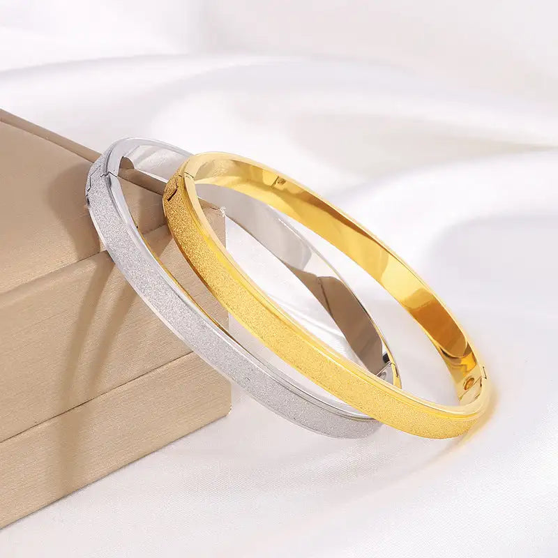 Heavenly Gold and Silver Sky Bracelet Bangles