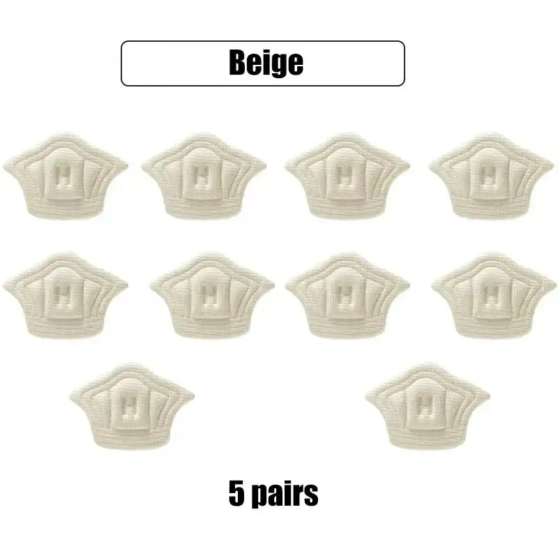 Beige-5 pairs-10mm