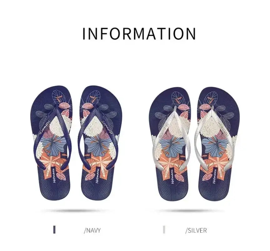 Printing Slippers Women’s Flip Flops Herringbone Slipper Clip Foot Beach Slides Soft Sole Platform Flip Flops Non Slip