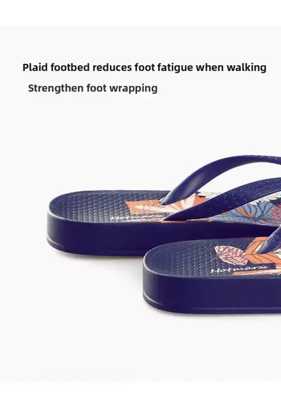 Printing Slippers Women’s Flip Flops Herringbone Slipper Clip Foot Beach Slides Soft Sole Platform Flip Flops Non Slip