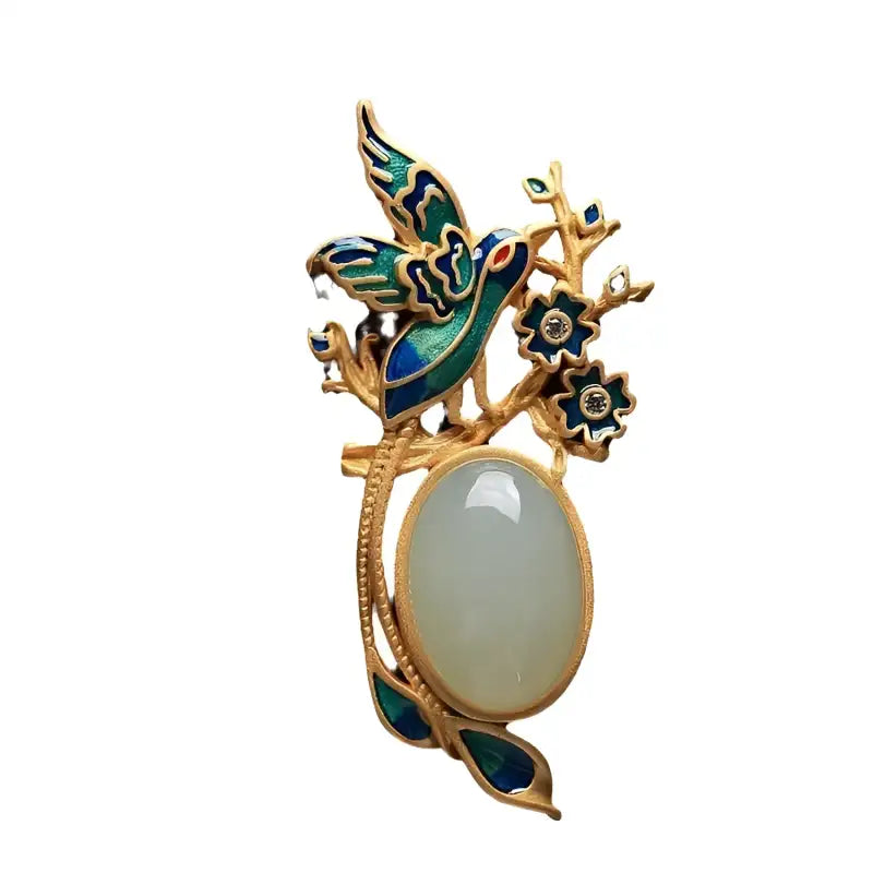 Hetian Jade Sweater Pendant - Women
