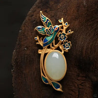 Hetian Jade Sweater Pendant - Women
