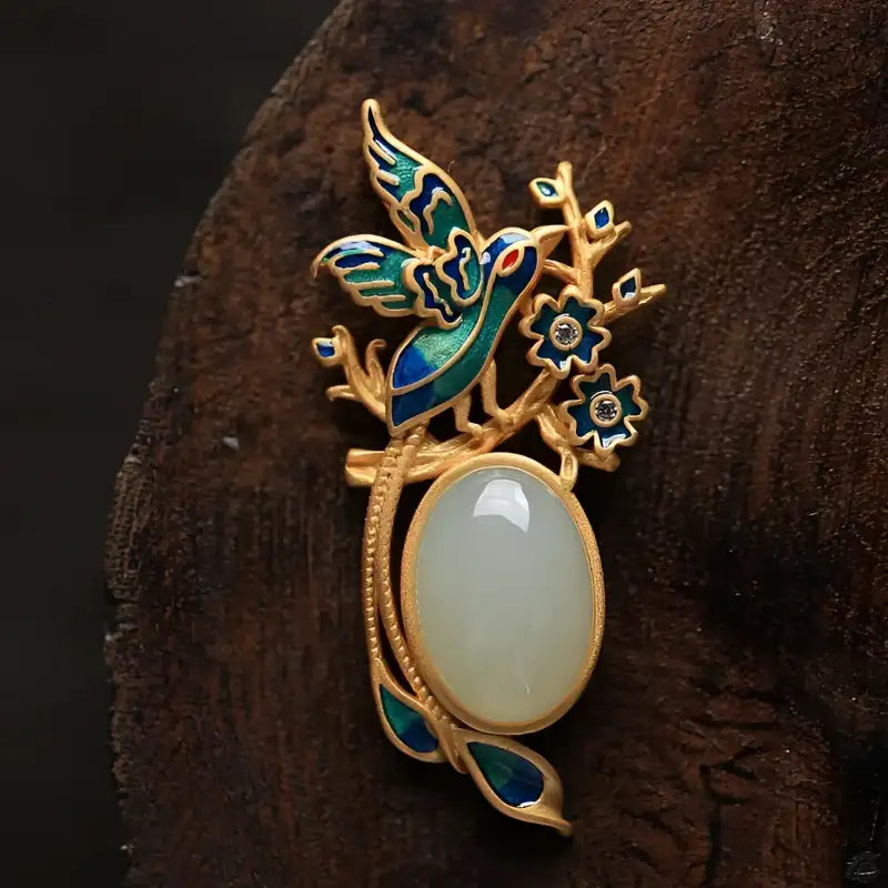 Hetian Jade Sweater Pendant - Women