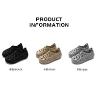 Hole Shoes Men’s Summer Outdoor Wear Platform Non-slip Eva Deodorant Breathable Sandals Beach Trend Slippers Men