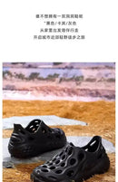 Hole Shoes Men’s Summer Outdoor Wear Platform Non-slip Eva Deodorant Breathable Sandals Beach Trend Slippers Men