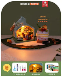 Cottage Glow: DIY Mini Milk Carton Lamp Kit ✨🏡 - Single Luxury Vanilla