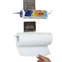 Wall-mounted paper towel holder from Homerack Toilet with trendy hanging toilet paper style