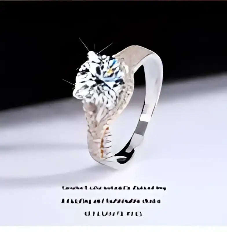 Sparkle Silver Diamond Ring