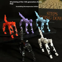ShapeShift Robot 3D Action Doll - Pure Black Police Dog / Assembled