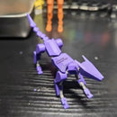 ShapeShift Robot 3D Action Doll - Purple Black Police Dog / Assembled