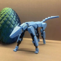 ShapeShift Robot 3D Action Doll - Blue And Black Police Dog / Assembled