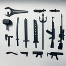 ShapeShift Robot 3D Action Doll - Black 15 Weapons / Assembled
