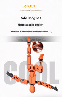 ShapeShift Robot 3D Action Doll - A Pair Of Magnetic Feet / Unassembled