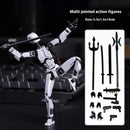 ShapeShift Robot 3D Action Doll - Gray And Black Movable Joint / Assembled