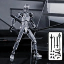 ShapeShift Robot 3D Action Doll - Transparent Movable Joint / Assembled