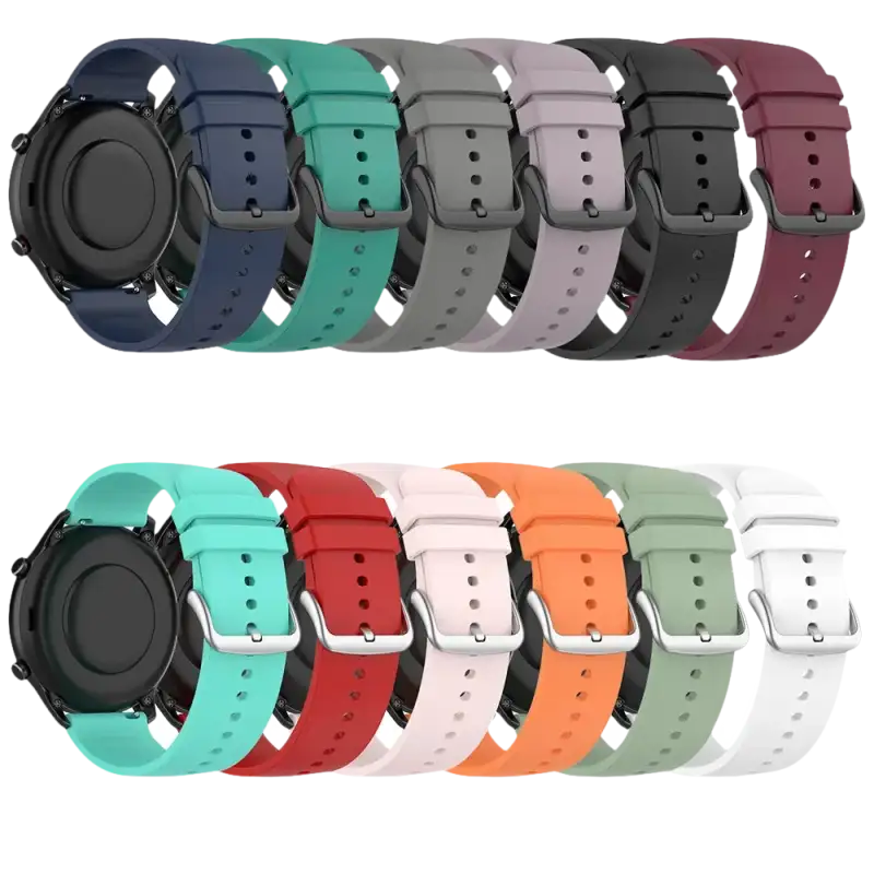 Colorful smartwatch bands.