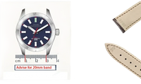Watch band sizing guide.