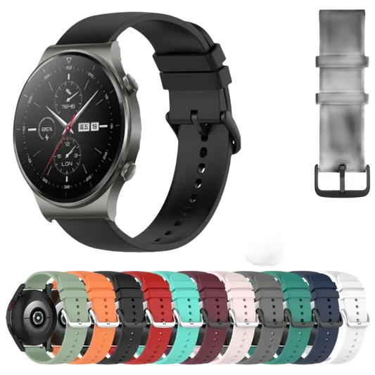 Smartwatch with interchangeable bands.