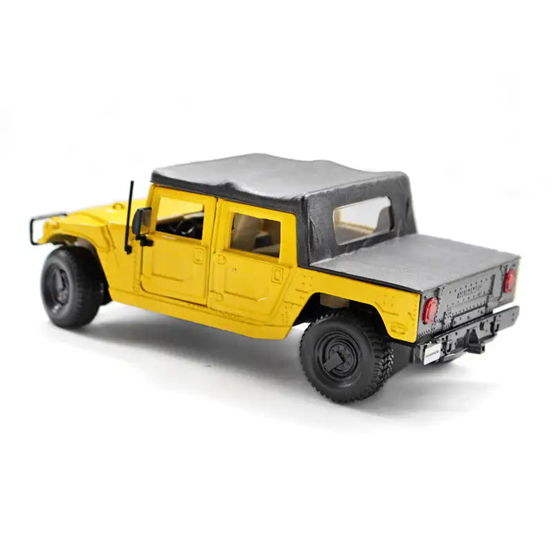 Hummer SoftTop Alloy Toy Car Model - Yellow