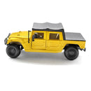 Hummer SoftTop Alloy Toy Car Model - Yellow