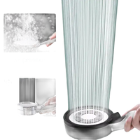 High-pressure shower head.