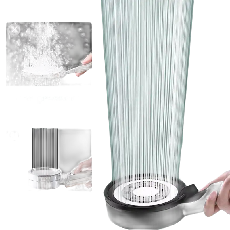 High-pressure shower head.