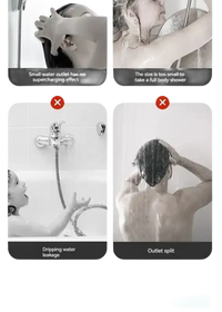 Shower head problems.