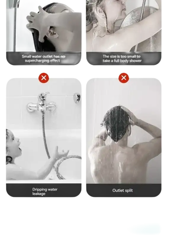 Shower head problems.