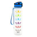 TimeBounce Motivational Water Bottle - Colorful / 1L