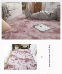 VIKAMA Hygge Haven Carpet High Pile Shag Carpet Non-Slip Cloud Flooring for Scandinavian Bedrooms and Gallery-Level Art