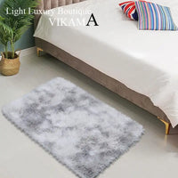 VIKAMA Hygge Haven Carpet High Pile Shag Carpet Non-Slip Cloud Flooring for Scandinavian Bedrooms and Gallery-Level Art