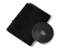 Black mesh screen and hook-and-loop tape roll.