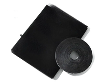 Black mesh screen with adhesive roll.