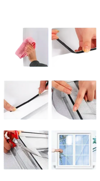 Window screen installation guide.