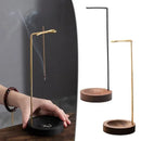 Creative Upside Down Incense Burner Incense Stick Holder Wooden Round Incense Tray Ornament Bedroom Home Yoga