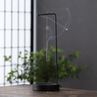 Creative Upside Down Incense Burner Incense Stick Holder Wooden Round Incense Tray Ornament Bedroom Home Yoga