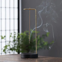 Creative Upside Down Incense Burner Incense Stick Holder Wooden Round Incense Tray Ornament Bedroom Home Yoga
