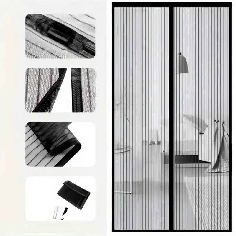 InvisiMesh Auto-Close Mosquito Net Curtain