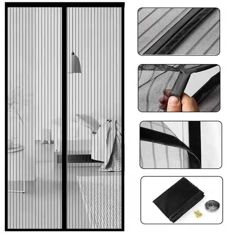 InvisiMesh Auto-Close Mosquito Net Curtain