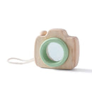 Wooden Mini Polygon Prism Kaleidoscope Camera Children’s Educational Toys - Green