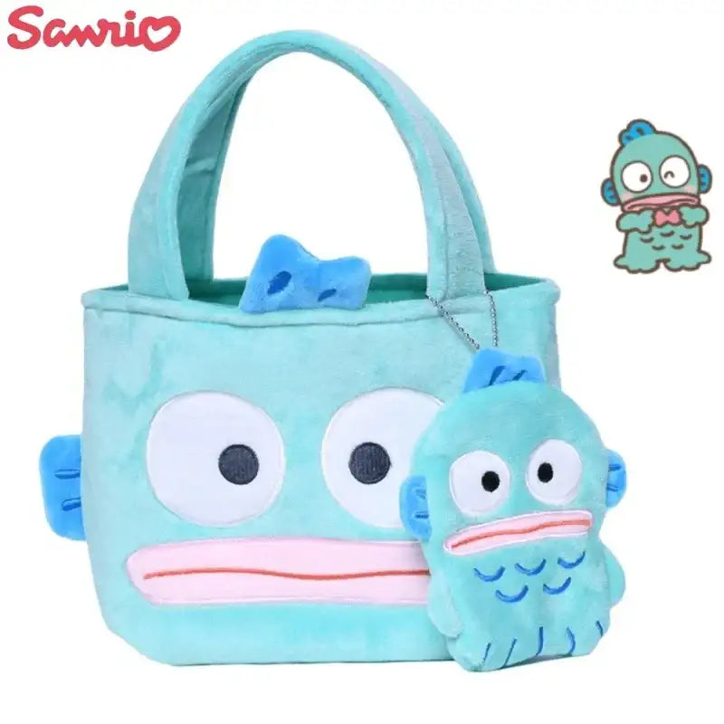 Hangyodon Kawaii Plush Totes Adorable Cartoon Plushes Handbags
