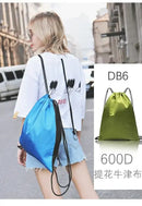 Drawstring backpack.