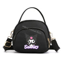 Black cartoon character handbag.