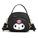 Black cartoon character handbag.