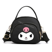 Black cartoon character handbag.